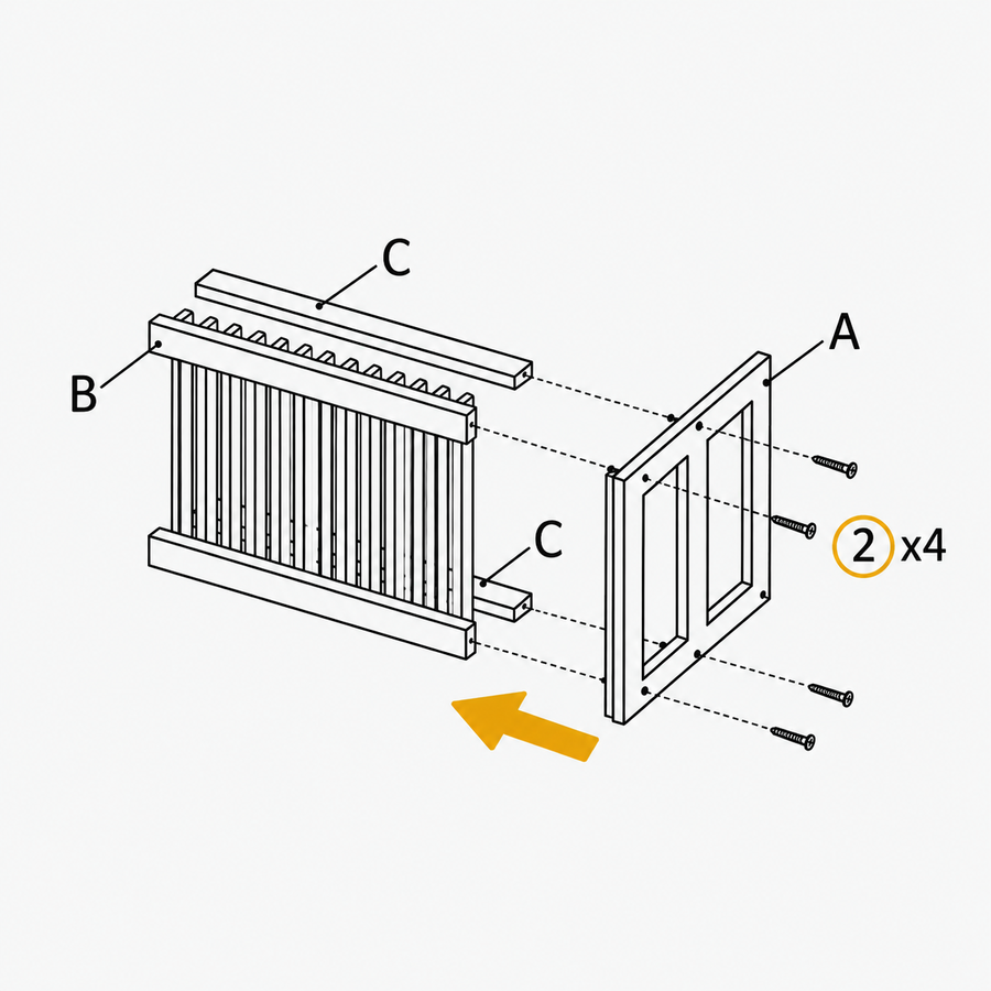Attach the First Side Panel